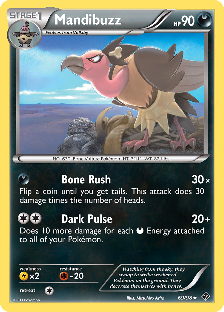 Mandibuzz (69/98) [Black & White: Emerging Powers] | Card Merchant Takapuna