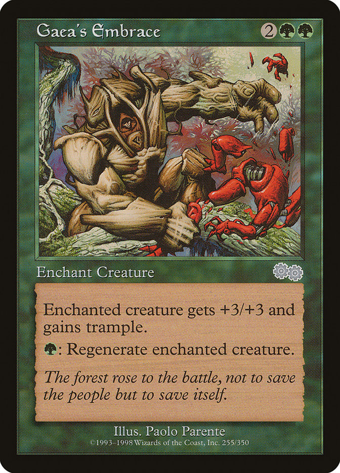 Gaea's Embrace [Urza's Saga] | Card Merchant Takapuna