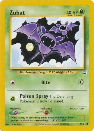 Zubat (59/64) [Neo Revelation Unlimited] | Card Merchant Takapuna