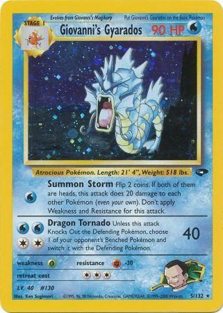 Giovanni's Gyarados (5/132) [Gym Challenge Unlimited] | Card Merchant Takapuna