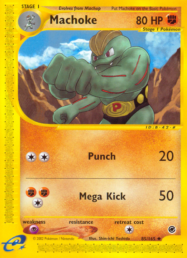 Machoke (85/165) [Expedition: Base Set] | Card Merchant Takapuna