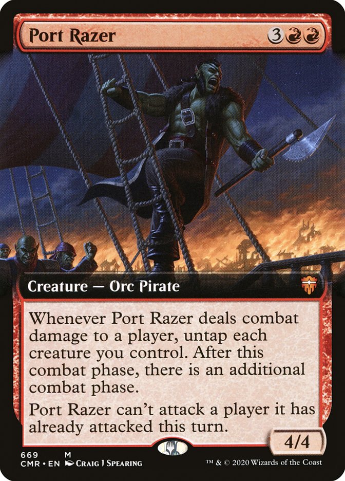 Port Razer (Extended Art) [Commander Legends] | Card Merchant Takapuna