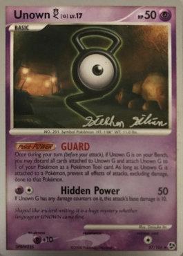 Unown G LV.17 (57/106) (Luxdrill - Stephen Silvestro) [World Championships 2009] | Card Merchant Takapuna