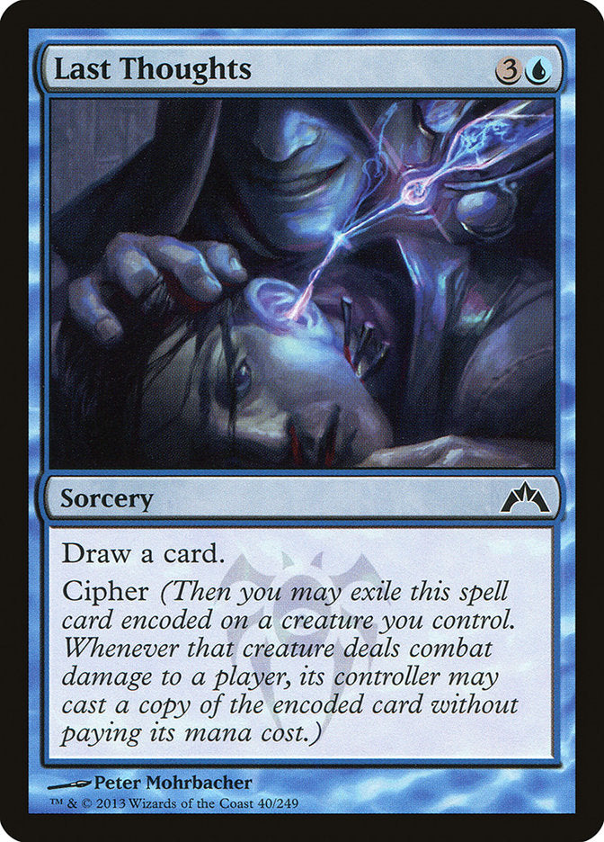 Last Thoughts [Gatecrash] | Card Merchant Takapuna