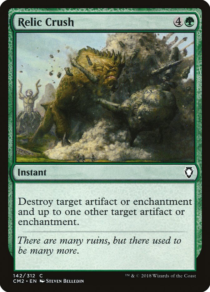 Relic Crush [Commander Anthology Volume II] | Card Merchant Takapuna