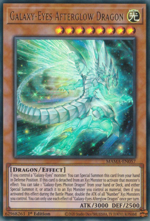 Galaxy-Eyes Afterglow Dragon [MAMA-EN057] Ultra Rare | Card Merchant Takapuna
