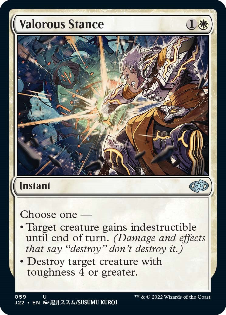 Valorous Stance [Jumpstart 2022] | Card Merchant Takapuna