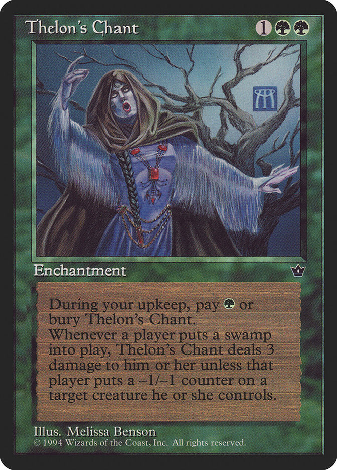 Thelon's Chant [Fallen Empires] | Card Merchant Takapuna