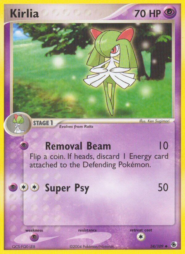 Kirlia (34/109) [EX: Battle Stadium] | Card Merchant Takapuna