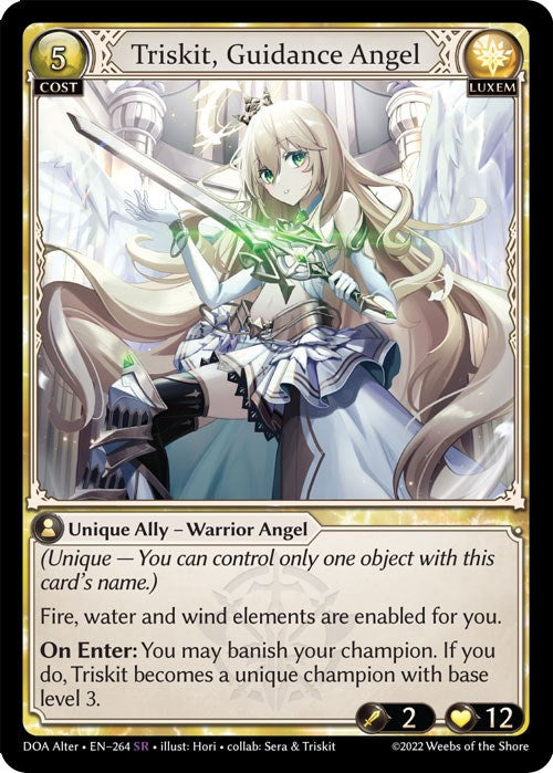 Triskit, Guidance Angel (264) [Dawn of Ashes: Alter Edition] | Card Merchant Takapuna