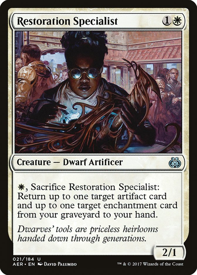 Restoration Specialist [Aether Revolt] | Card Merchant Takapuna