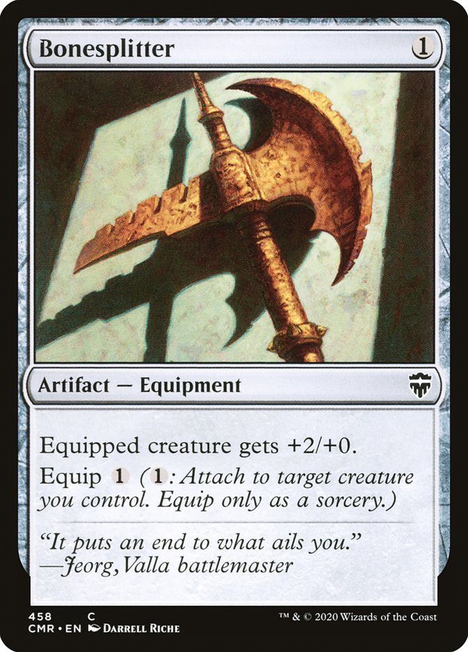 Bonesplitter [Commander Legends] | Card Merchant Takapuna
