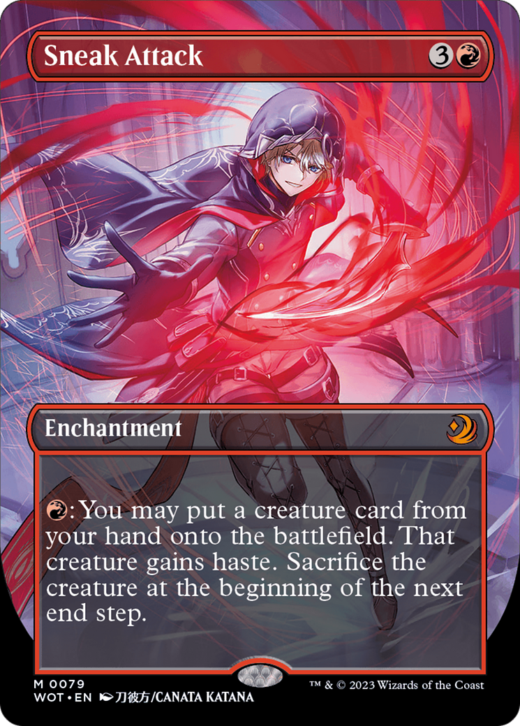 Sneak Attack (Anime Borderless) [Wilds of Eldraine: Enchanting Tales] | Card Merchant Takapuna