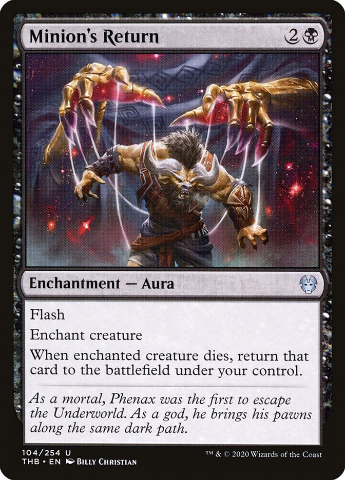 Minion's Return [Theros Beyond Death] | Card Merchant Takapuna
