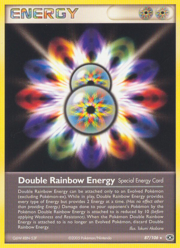 Double Rainbow Energy (87/106) [EX: Emerald] | Card Merchant Takapuna