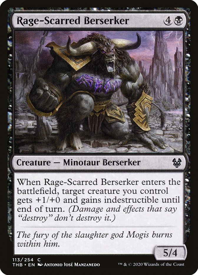 Rage-Scarred Berserker [Theros Beyond Death] | Card Merchant Takapuna