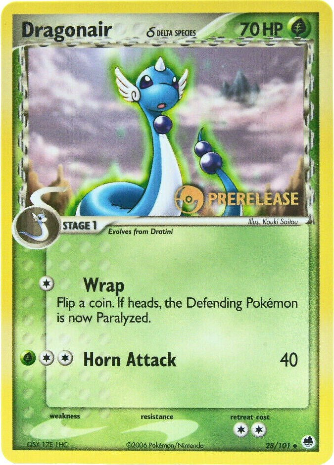 Dragonair (28/101) (Prerelease) [EX: Dragon Frontiers] | Card Merchant Takapuna
