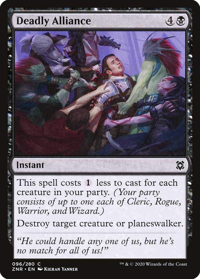 Deadly Alliance [Zendikar Rising] | Card Merchant Takapuna