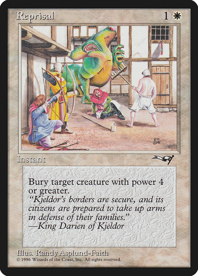 Reprisal (Green Monster) [Alliances] | Card Merchant Takapuna