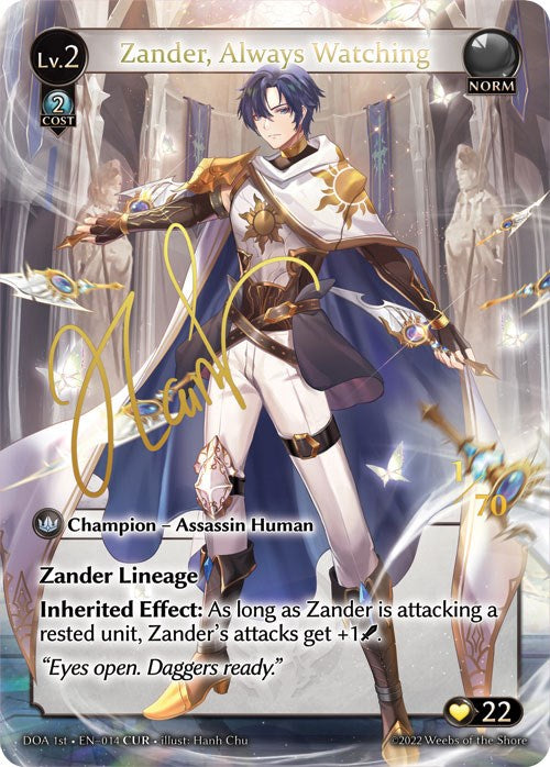 Zander, Always Watching (CUR) (014) [Dawn of Ashes: 1st Edition] | Card Merchant Takapuna
