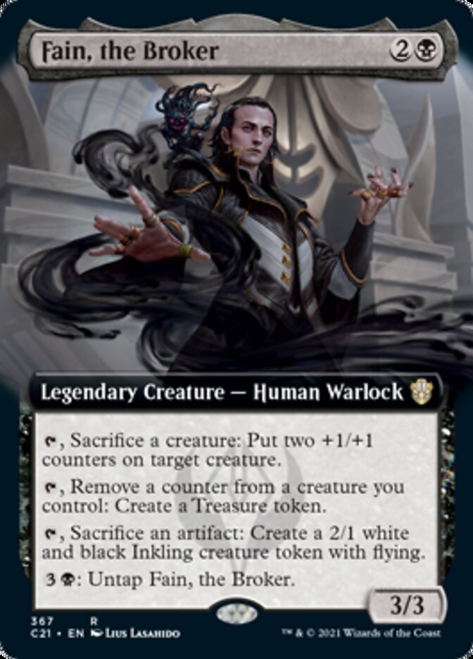 Fain, the Broker (Extended Art) [Commander 2021] | Card Merchant Takapuna