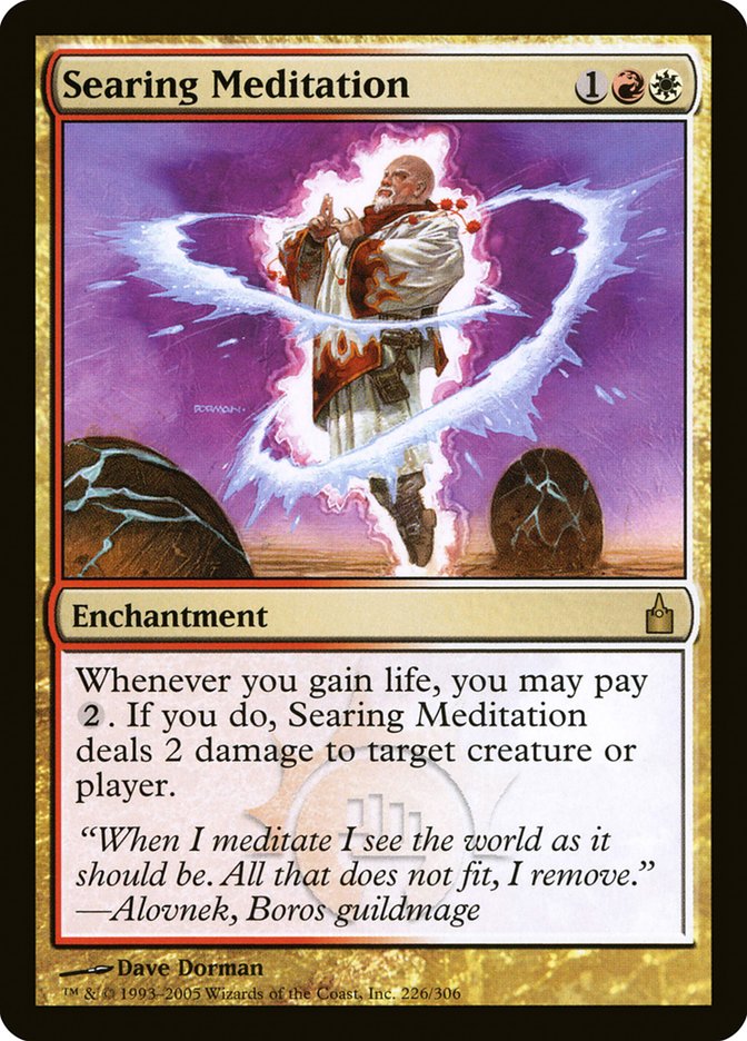 Searing Meditation [Ravnica: City of Guilds] | Card Merchant Takapuna