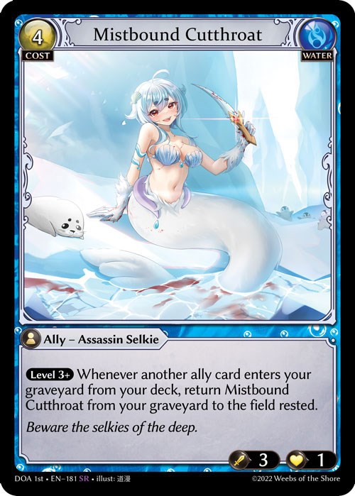 Mistbound Cutthroat (181) [Dawn of Ashes: 1st Edition] | Card Merchant Takapuna