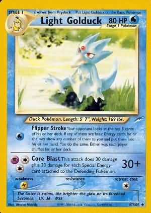 Light Golduck (47/105) [Neo Destiny Unlimited] | Card Merchant Takapuna