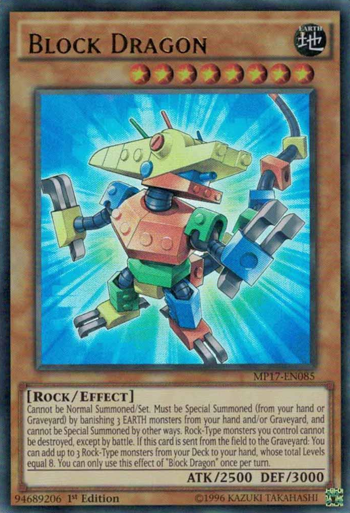 Block Dragon [MP17-EN085] Ultra Rare | Card Merchant Takapuna