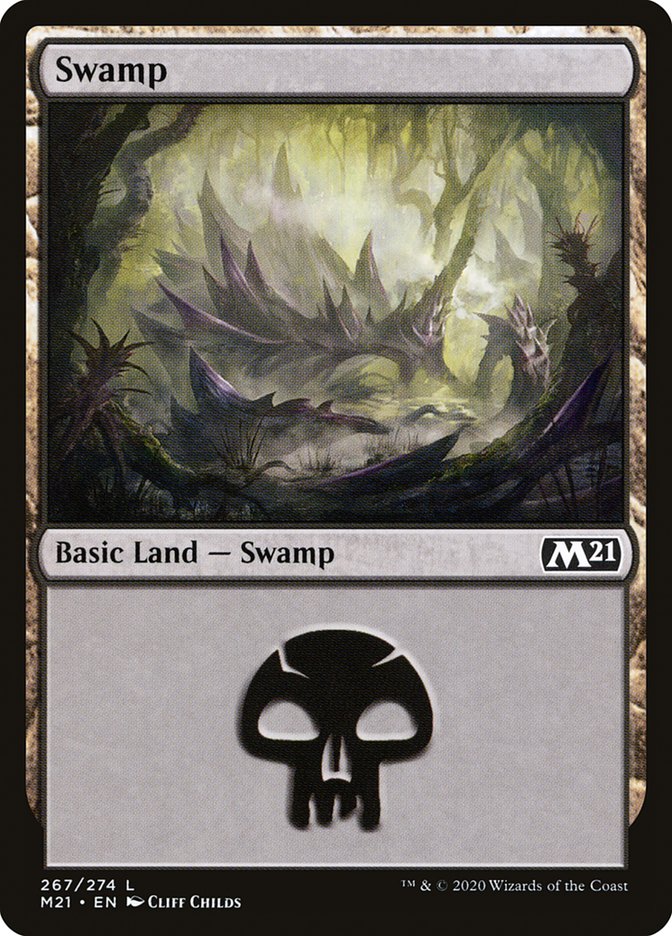 Swamp (267) [Core Set 2021] | Card Merchant Takapuna
