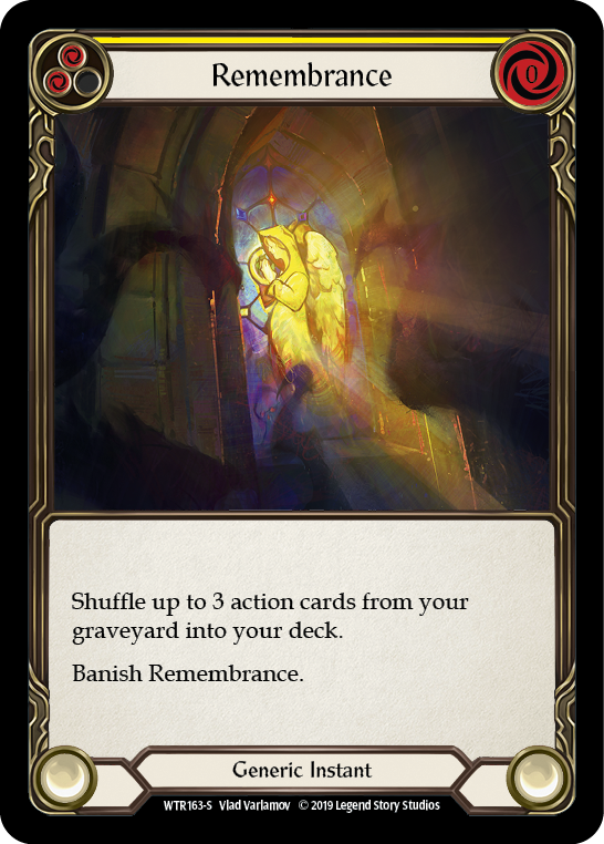 Remembrance [WTR163-S] (Welcome to Rathe)  Alpha Print Rainbow Foil | Card Merchant Takapuna