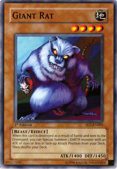 Giant Rat [SD7-EN003] Common | Card Merchant Takapuna