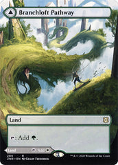 Branchloft Pathway // Boulderloft Pathway (Borderless Alternate Art) [Zendikar Rising] | Card Merchant Takapuna