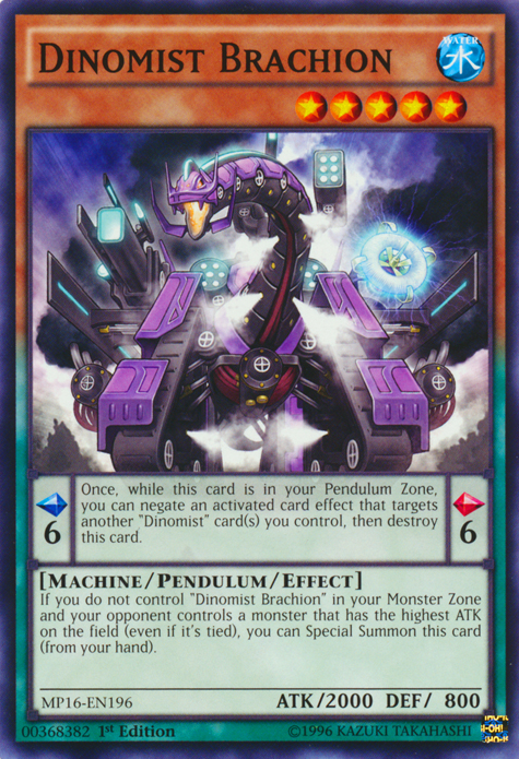 Dinomist Brachion [MP16-EN196] Common | Card Merchant Takapuna