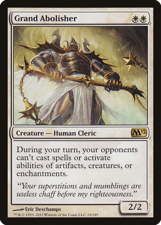Grand Abolisher [Magic 2012] | Card Merchant Takapuna