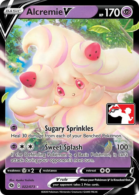 Alcremie V (22/73) [Prize Pack Series One] | Card Merchant Takapuna