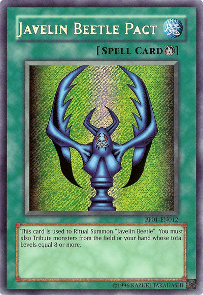 Javelin Beetle Pact [PP01-EN012] Secret Rare | Card Merchant Takapuna