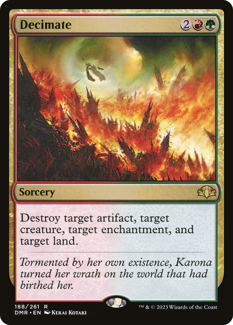 Decimate [Dominaria Remastered] | Card Merchant Takapuna
