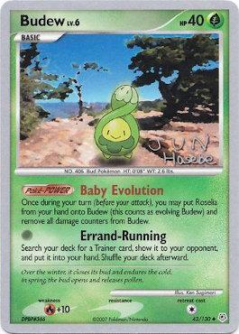 Budew (43/130) (Flyvees - Jun Hasebe) [World Championships 2007] | Card Merchant Takapuna