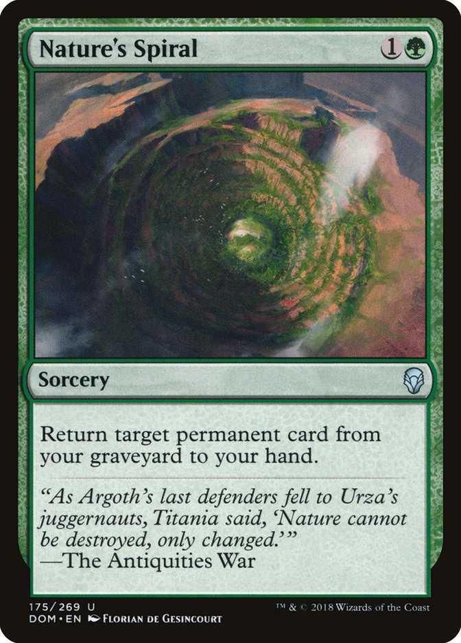 Nature's Spiral [Dominaria] | Card Merchant Takapuna