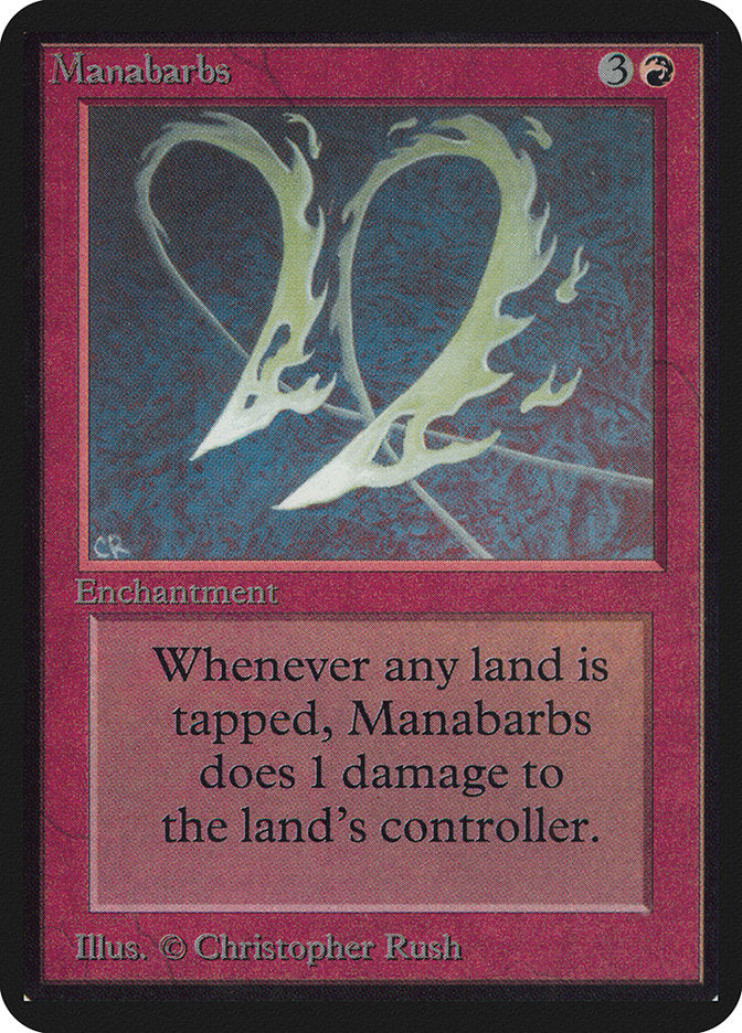 Manabarbs [Alpha Edition] | Card Merchant Takapuna