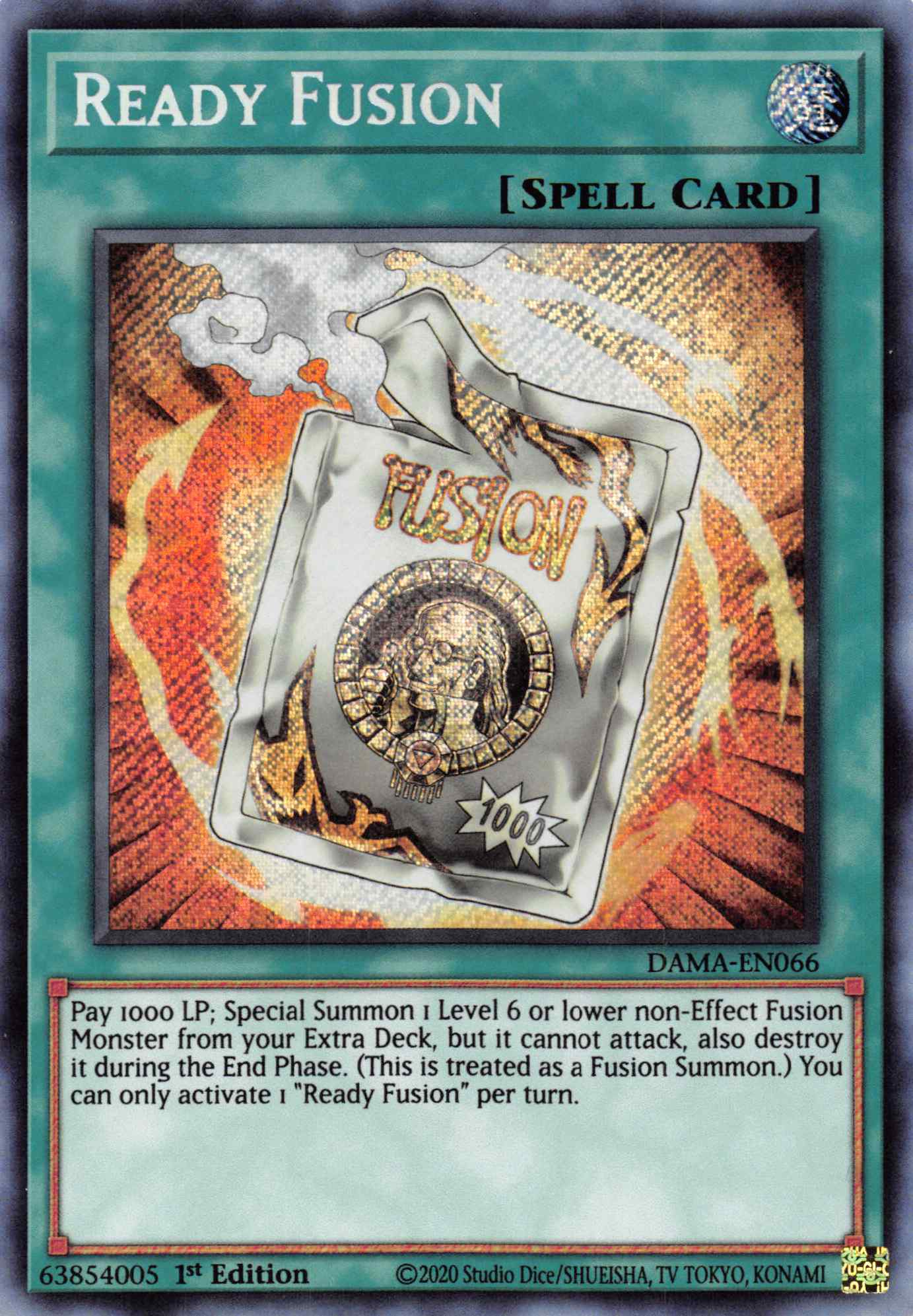 Ready Fusion [DAMA-EN066] Secret Rare | Card Merchant Takapuna