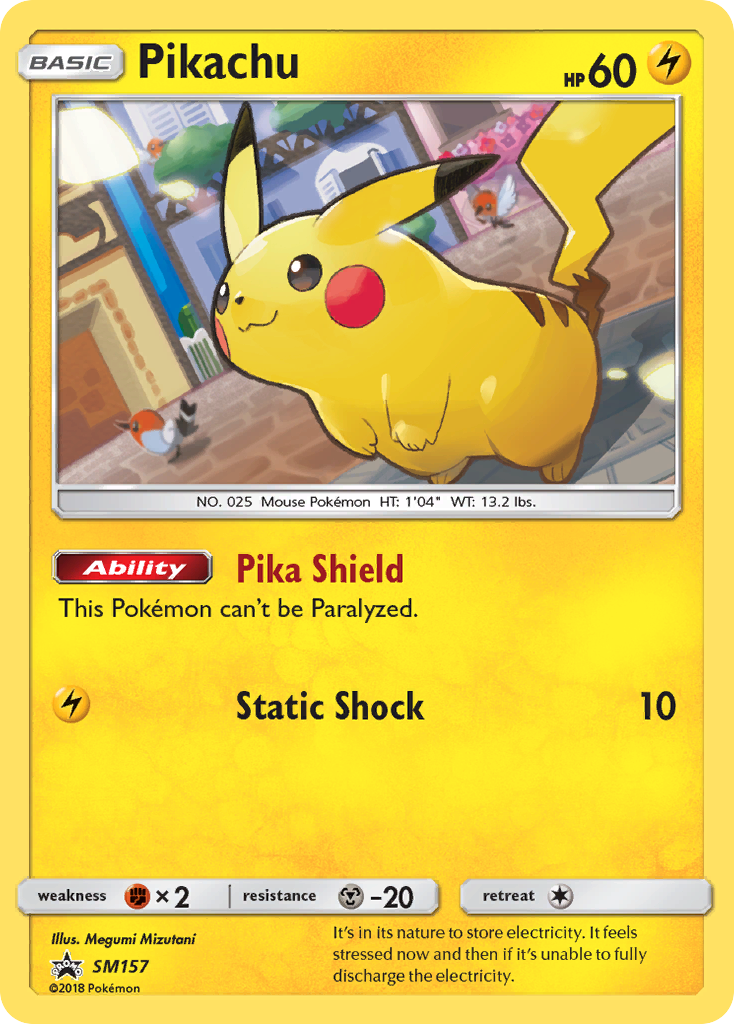 Pikachu (SM157) [Sun & Moon: Black Star Promos] | Card Merchant Takapuna