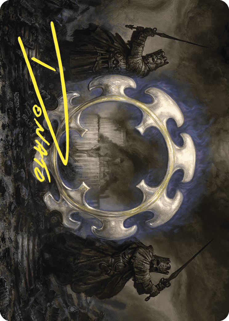 Court of Ardenvale Art Card (Gold-Stamped Signature) [Wilds of Eldraine Art Series] | Card Merchant Takapuna