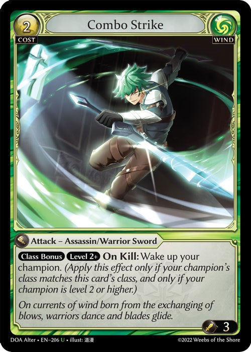 Combo Strike (206) [Dawn of Ashes: Alter Edition] | Card Merchant Takapuna