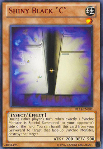 Shiny Black "C" (Red) [DL14-EN007] Rare | Card Merchant Takapuna