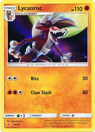 Lycanroc (30/30) [Sun & Moon: Trainer Kit - Lycanroc] | Card Merchant Takapuna