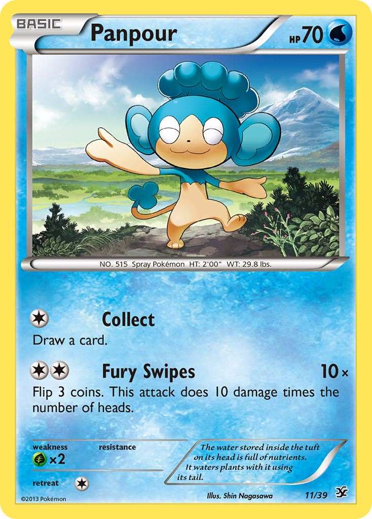 Panpour (11/39) [XY: Kalos Starter Set] | Card Merchant Takapuna