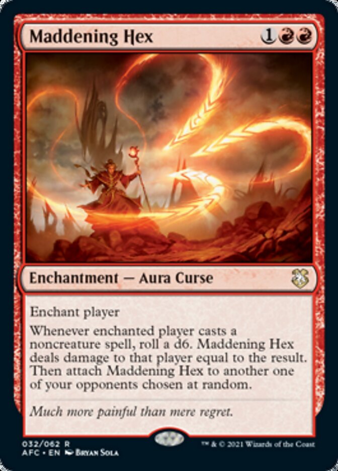 Maddening Hex [Dungeons & Dragons: Adventures in the Forgotten Realms Commander] | Card Merchant Takapuna