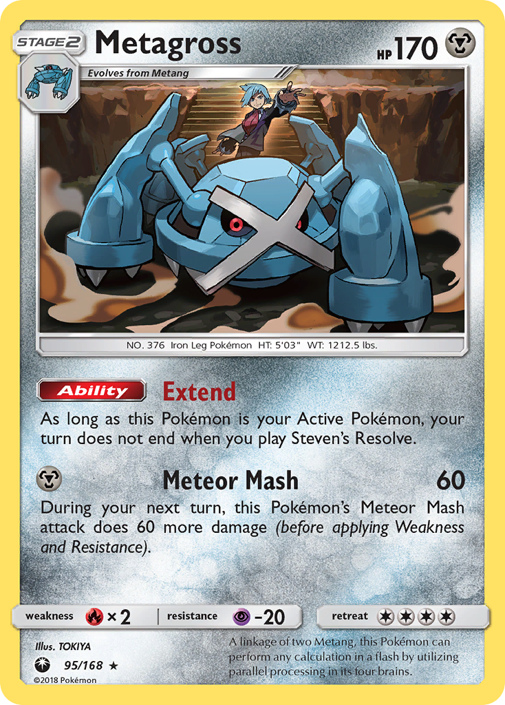Metagross (95/168) [Sun & Moon: Celestial Storm] | Card Merchant Takapuna